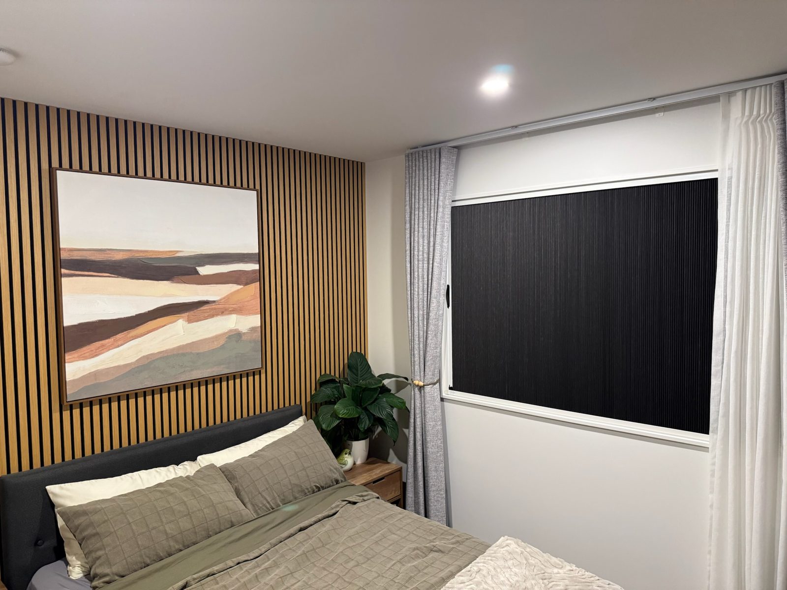 Deep Sleep Blinds in a bedroom